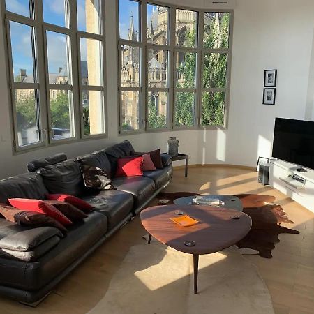 Loft Des Sacres - Vue Unique Sur La Cathedrale Apartment Реймс Екстериор снимка