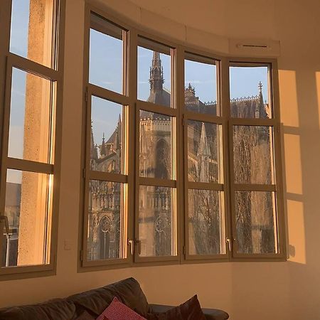 Loft Des Sacres - Vue Unique Sur La Cathedrale Apartment Реймс Екстериор снимка
